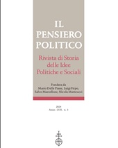 Heft, Il pensiero politico : rivista di storia delle idee politiche e sociali : anno XLVII, n. 3, 2024, L.S. Olschki