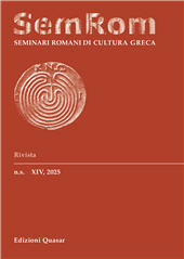 Fascicolo, Seminari romani di cultura greca : n.s. XIV, 2025, Edizioni Quasar