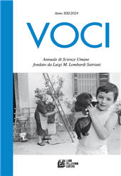 Fascículo, Voci : XXI, 2024, Pellegrini
