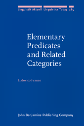 eBook, Elementary Predicates and Related Categories, John Benjamins Publishing Company