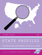 E-book, State Profiles 2024 : The Population and Economy of Each U.S. State, Bernan Press