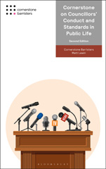 eBook, Cornerstone on Councillors' Conduct and Standards in Public Life, Bloomsbury Publishing