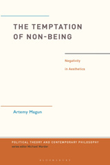 E-book, The Temptation of Non-Being : Negativity in Aesthetics, Bloomsbury Publishing