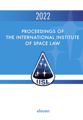 E-book, Proceedings of the International Institute of Space Law 2022, Koninklijke Boom uitgevers