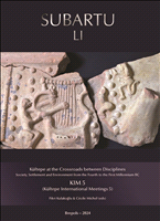 E-book, Kültepe at the Crossroads between Disciplines : Society, Settlement and Environment from the Fourth to the First Millennium bc, Brepols Publishers