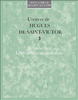 E-book, L'oeuvres de Hugues De Saint-Victor : De archa Noe : Libellus de formatione arche, Brepols Publishers