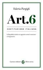 eBook, Costituzione italiana : articolo 6, Piergigli, Valeria, Carocci