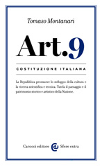 E-book, Costituzione italiana : articolo 9, Montanari, Tomaso, Carocci