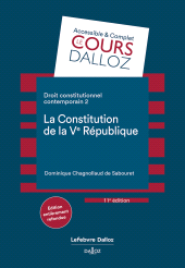 eBook, Droit constitutionnel contemporain : La constitution de la Ve République, Éditions Dalloz