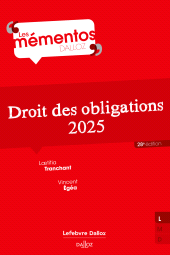 E-book, Droit des obligations 2025, Éditions Dalloz