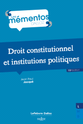 E-book, Droit constitutionnel et institutions politiques, Éditions Dalloz