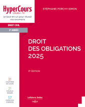 E-book, Droit des obligations 2025, Éditions Dalloz