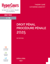 E-book, Droit pénal : Procédure pénale 2025, Éditions Dalloz