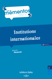 E-book, Institutions internationales, Éditions Dalloz