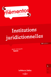E-book, Institutions juridictionnelles, Éditions Dalloz