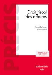 E-book, Droit fiscal des affaires 2024/2025, Éditions Dalloz