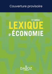 E-book, Lexique d'économie, Éditions Dalloz