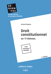 E-book, Droit constitutionnel. En 11 thèmes. 4e éd. (N), Éditions Dalloz