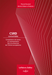 E-book, CSRD Consolidée - Compilation de textes et commentaires liés à la directive de l'Union européenne, Éditions Dalloz