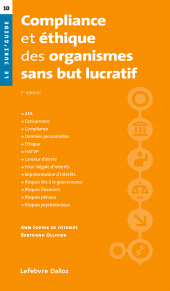 E-book, Compliance et éthique des organismes sans but lucratif, Éditions Dalloz