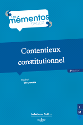 m, Contentieux constitutionnel. 2e éd. (N), Éditions Dalloz
