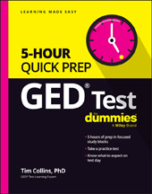 E-book, GED Test 5-Hour Quick Prep For Dummies, For Dummies