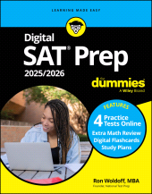 E-book, Digital SAT Prep 2025/2026 For Dummies : Book + 4 Practice Tests + Flashcards Online, For Dummies