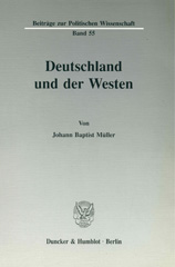 E-book, Deutschland und der Westen., Müller, Johann Baptist, Duncker & Humblot