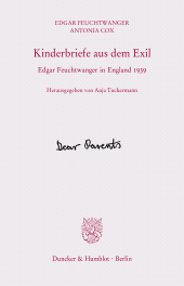 E-book, Kinderbriefe aus dem Exil : Edgar Feuchtwanger in England 1939, Duncker & Humblot