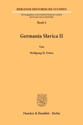 E-book, Germania Slavica II, Duncker & Humblot