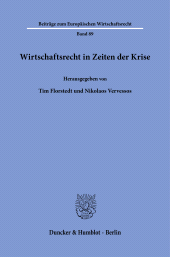 E-book, Wirtschaftsrecht in Zeiten der Krise, Duncker & Humblot