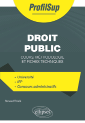 E-book, Droit public : Cours, méthodologie et fiches techniques, Édition Marketing Ellipses