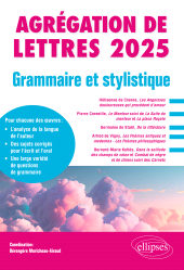 E-book, Grammaire et stylistique : Agrégation de lettres 2025 : Hélisenne de Crenne, Les Angoisses douloureuses qui procèdent d'amour : Pierre Corneille, Le Menteur suivi de La Suite du menteur et La place Royale : Germaine de Staël, De la littérature : Alfred de Vigny, Les Poèmes antiques et modernes, Moricheau-Airaud, Bérengère, Édition Marketing Ellipses