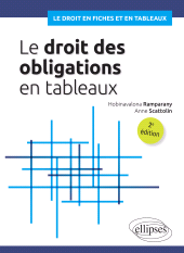 E-book, Le droit des obligations en tableaux : Contrat, quasi-contrat et responsabilité, Édition Marketing Ellipses