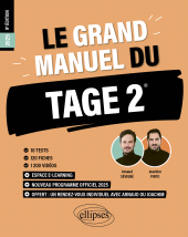 E-book, Le Grand Manuel du TAGE 2 : 10 tests blancs + 120 fiches de cours + 1000 vidéos, Édition Marketing Ellipses