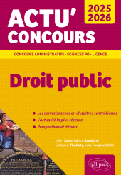 E-book, Droit public 2025-2026, Édition Marketing Ellipses