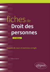 E-book, Fiches de Droit des personnes : A jour au 1er mars 2024, Édition Marketing Ellipses