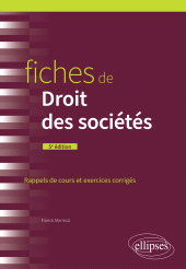 E-book, Fiches de Droit des sociétés : A jour au 1er mars 2024, Marmoz, Franck, Édition Marketing Ellipses