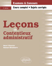 eBook, Leçon de Contentieux administratif, Chavrier, Henri, Édition Marketing Ellipses