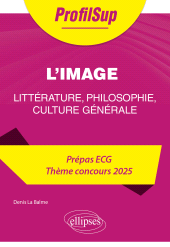 eBook, Littérature, philosophie, culture générale : Prépa ECG : Thème concours 2025 : L'image, Édition Marketing Ellipses