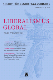 E-book, Archiv für Begriffsgeschichte. Band 66,1 : Schwerpunkt: Liberalismus global. Drei Versuche, Felix Meiner Verlag
