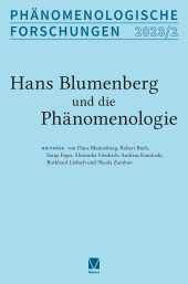 E-book, Hans Blumenberg und die Phänomenologie, Felix Meiner Verlag
