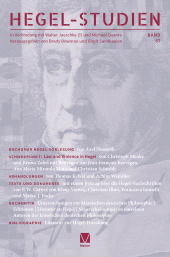 m, Hegel-Studien, Bd. 57, Felix Meiner Verlag