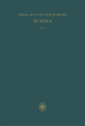 m, Summa, liber III, Felix Meiner Verlag