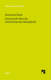 m, Preisschrift über die Fortschritte der Metaphysik, Felix Meiner Verlag