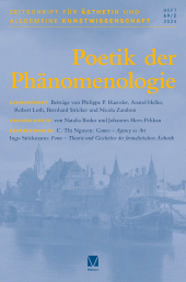 E-book, Zeitschrift für Ästhetik und Allgemeine Kunstwissenschaft : Schwerpunkt: Poetik der Phänomenologie, Felix Meiner Verlag