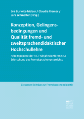 E-book, Konzeption, Gelingensbedingungen und Qualität fremd- und zweitsprachendidaktischer Hochschullehre : Arbeitspapiere der 44. Frühjahrskonferenz zur Erforschung des Fremdsprachenunterrichts, Narr Francke Attempto Verlag