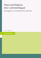 E-book, Texte und Diskurse intra- und interlingual, Franz Steiner Verlag GmbH