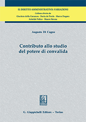E-book, Contributo allo studio del potere di convalida, Giappichelli editore