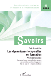 E-book, Les dynamiques temporelles en formation, L'Harmattan